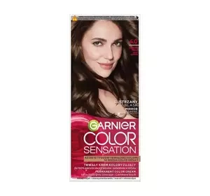 GARNIER COLOR SENSATION СТОЙКАЯ КРАСКА ДЛЯ ВОЛОС 4.0 ГЛУБОКИЙ КАШТАНОВЫЙ