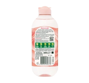 GARNIER SKIN NATURALS МИЦЕЛЛЯРНОЕ СРЕДСТВО С РОЗОВОЙ ВОДОЙ 400МЛ