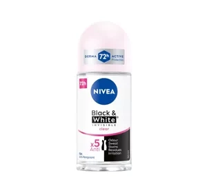 NIVEA BLACK WHITE CLEAR КУЛЬКОВИЙ АНТИПЕРСПІРАНТ