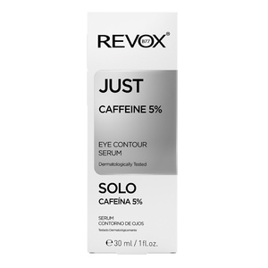 Revox B77 Just Caffeine 5% Eye Contour Serum — антиоксидантна сироватка для шкіри навколо очей із 5% кофеїном, 30 мл
