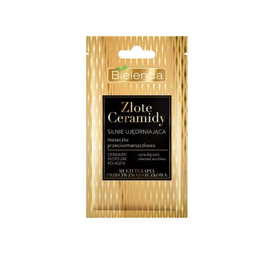 BIELENDA ЗОЛОТЫЕ КЕРАМИДЫ СИЛЬНО УКРЕПЛЯЮЩАЯ МАСКА ПРОТИВ МОРЩИН 8Г
