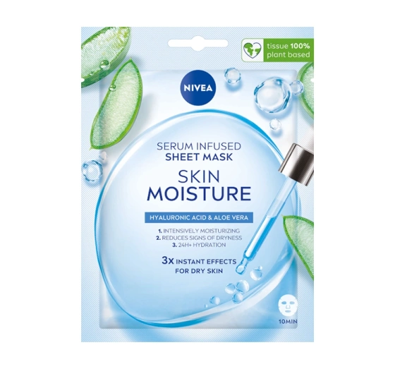 NIVEA SKIN MOISTURE ЗВОЛОЖУВАЛЬНА ТКАНИННА МАСКА