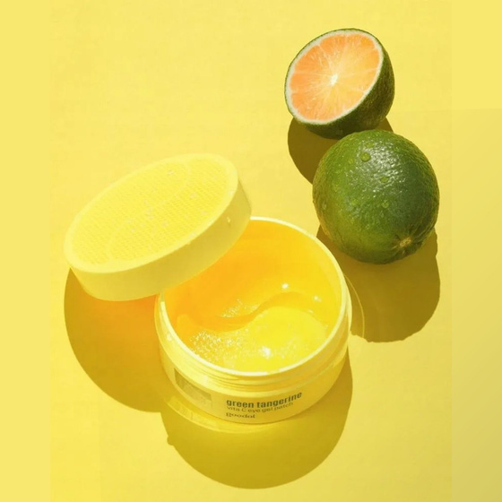 Goodal Green Tangerine Vita C Eye Gel Patch гідрогелеві патчі під очі з вітаміном С 60 штук