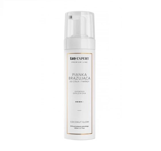 TANEXPERT PREMIUM LINE ПІНА ДЛЯ АВТОЗАСМАГИ ОБЛИЧЧЯ ТА ТІЛА COCONUT GLOW 200МЛ