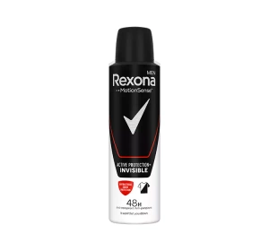 REXONA MEN INVISIBLE BLACK+WHITE АНТИПЕРСПИРАНТ-СПРЕЙ ДЛЯ МУЖЧИН 150МЛ