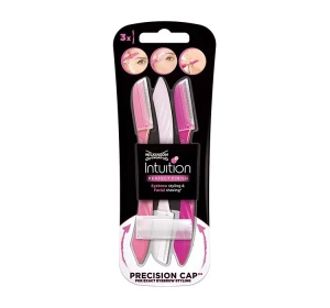 WILKINSON SWORD INTUITION PERFECT FINISH ОДНОРАЗОВІ МАШИНКИ ДЛЯ БРІВ І ОБЛИЧЧЯ 3 ШТУКИ