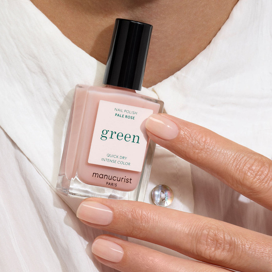 Manucurist Green — класичний лак для нігтів Pale Rose, 15 мл