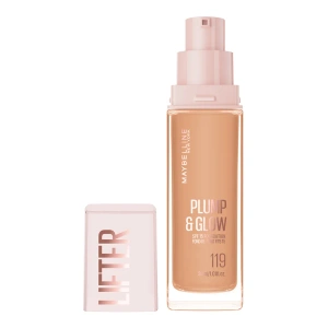 Maybelline Lifter Plump & Glow Foundation осветляющий жидкий тональный крем для лица SPF15 119 30 мл 