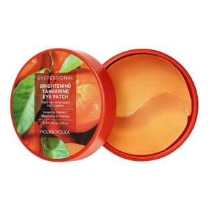 Holika Holika Eyefessional Brightening Eye Patch гідрогелеві патчі під очі з ароматом мандарину 84 г