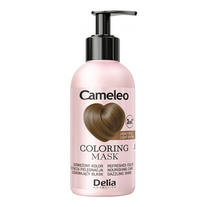Delia Cameleo окрашивающая маска для волос 3 в 1 светло-коричневый 120 мл