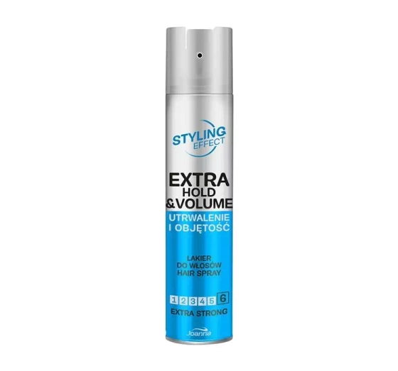 JOANNA STYLING EFFECT ЛАК ДЛЯ ВОЛОС СТОЙКОСТЬ И ОБЪЕМ EXTRA STRONG 250ML