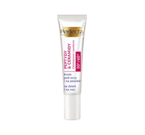 PERFECTA PEPTIDES & CERAMIDS КРЕМ ПІД ОЧІ ПРОТИ ЗМОРШОК 50+ 60+ 15МЛ