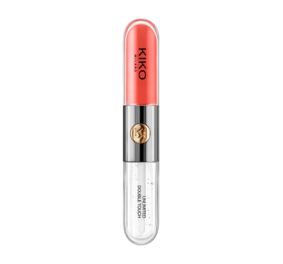  KIKO Milano Unlimited Double Touch двоетапна рідка помада 114 Orange Red 2x3мл