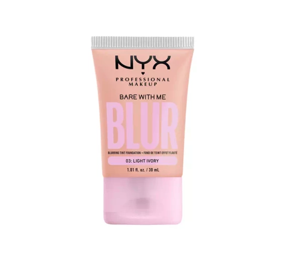 NYX PROFESSIONAL BARE WITH ME BLUR TINT FOUNDATION ОСВІТЛЮЮЧИЙ ТОНАЛЬНИЙ КРЕМ 03 LIGHT IVORY 30МЛ