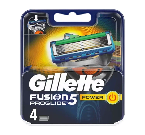 GILLETTE FUSION5 PROGLIDE POWER КАРТРИДЖІ ДЛЯ БРИТВИ 4 ШТУКИ