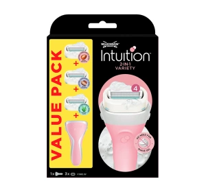 WILKINSON SWORD INTUITION VARIETY EDITION БРИТВА ДЛЯ ЖЕНЩИН + 2 КАРТРИДЖА