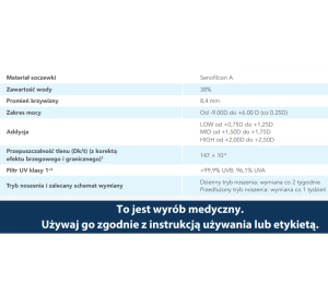 Acuvue Oasys Multifocal контактні лінзи 6шт
