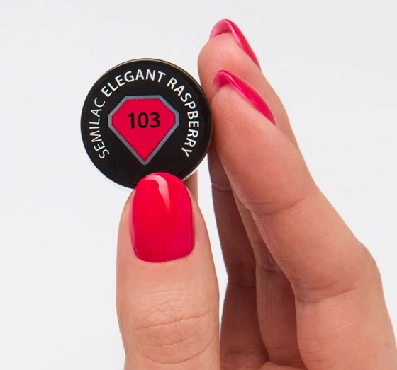SEMILAC ГІБРИДНИЙ ЛАК УФ ELEGANT RASPBERRY 103