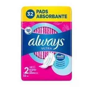 ALWAYS ULTRA ГИГИЕНИЧЕСКИЕ ПРОКЛАДКИ С КРЫЛЬЦАМИ 2 SUPER 32 ШТ