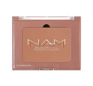 NAM Bronzing Face компактний бронзер для обличчя 03 Chocolate Brown 10г