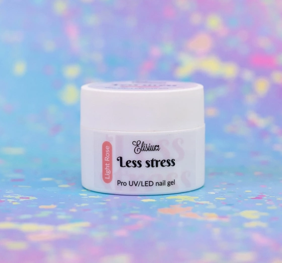 ELISIUM LESS STRESS ГЕЛЬ ДЛЯ НАРОЩЕННЯ НІГТІВ LIGHT ROSE 40МЛ