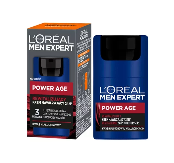 Натисніть на картинку, щоб її збільшити LOREAL MEN EXPERT POWER AGE РЕГЕНЕРУЮЧИЙ КРЕМ ДЛЯ ОБЛИЧЧЯ 50МЛ