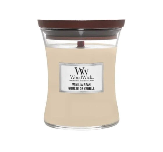 Woodwick Medium Jar Candle ароматическая свеча Vanilla Bean 275 г