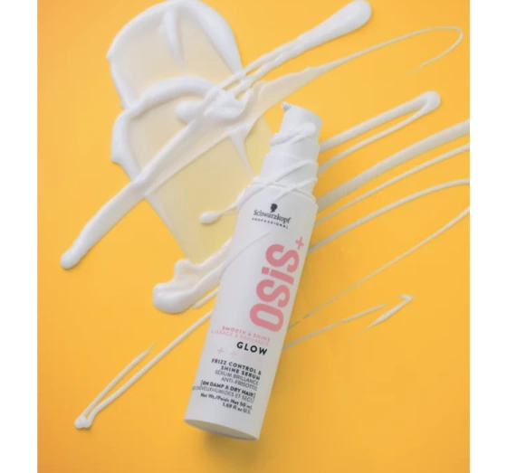 SCHWARZKOPF OSIS+ GLOW СИРОВАТКА ДЛЯ БЛИСКУ ВОЛОССЯ І ПРОТИ ПУХНАСТОСТІ 50МЛ