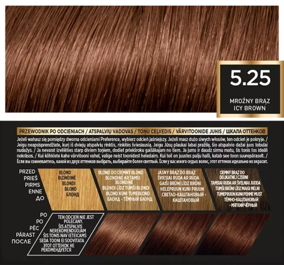 LOREAL RECITAL PREFERENCE ФАРБА ДЛЯ ВОЛОССЯ M2 5.25