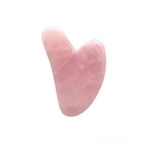 FLUFF GUA SHA STONE КАМЕНЬ ДЛЯ МАССАЖА ЛИЦА РОЗОВЫЙ КВАРЦ
