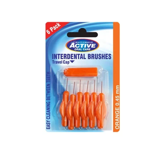 BEAUTY FORMULAS ACTIVE ORAL CARE МІЖЗУБНІ ЩІТКИ 0,45MM