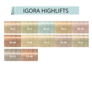 SCHWARZKOPF IGORA ROYAL HIGHLIFTS КРАСКА ДЛЯ ВОЛОС 12-1 60МЛ