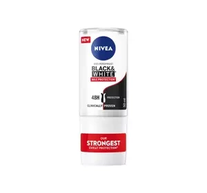NIVEA BLACK & WHITE MAX PROTECTION АНТИПЕРСПІРАНТ ДЛЯ ЖІНОК ROLL ON 50МЛ