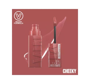 MAYBELLINE SUPERSTAY VINYL INK ВИНИЛОВАЯ ПОМАДА ДЛЯ ГУБ 35 CHEEKY 4,2МЛ