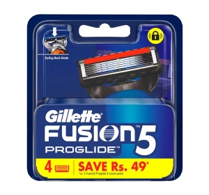 GILLETTE FUSION5 PROGLIDE КАРТРИДЖИ ДЛЯ БРИТВЫ 4 ШТУКИ