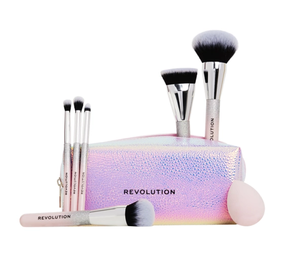 Makeup Revolution Glam Up Brush спонж + набор кисточек для макияжа