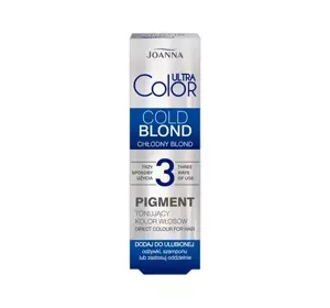 JOANNA ULTRA COLOR SILVER BLOND ТОНИРУЮЩИЙ ПИГМЕНТ ДЛЯ ВОЛОС ХОЛОДНЫЙ БЛОНД 100Г