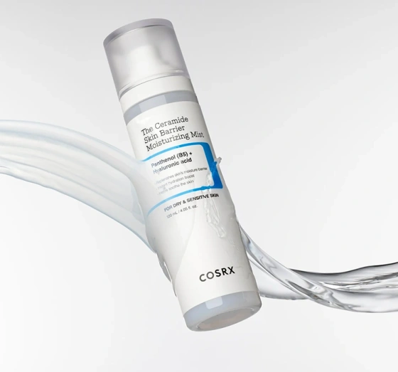 COSRX The Skin Barrier Moisturizing Mist зволожувальний спрей для обличчя з керамідами 120 мл