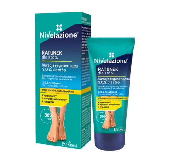 NIVELAZIONE ПОРЯТУНОК ДЛЯ СТОП ІНТЕНСИВНО РЕГЕНЕРУЮЧА КУРАЦІЯ SOS ДЛЯ СТОП 50МЛ