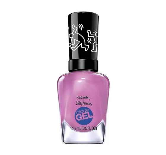 SALLY HANSEN MIRACLE GEL KEITH HARING ЛАК ДЛЯ НІГТІВ 924 DANCE YOUR PAINTS OFF 14,7МЛ