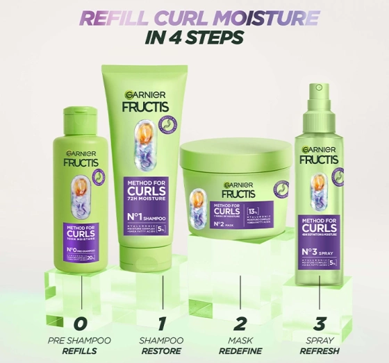 Garnier Fructis Method for Curls увлажняюще-освежающий спрей для локонов 150 мл
