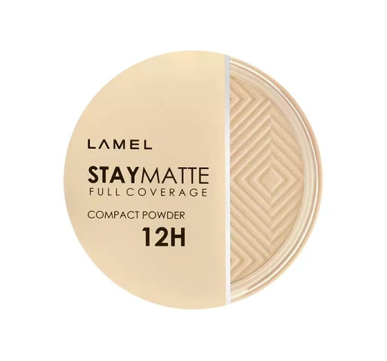 Нажмите на картинку, чтобы ее увеличить LAMEL STAY MATTE COMPACT POWDER ПРЕССОВАНАЯ КРОЮЩАЯ ПУДРА 401 PORCELAIN 12Г