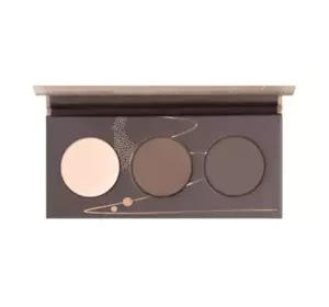 HEAN BROW PALETTE ПАЛЕТКА ДЛЯ БРІВ З ВОСКОМ ДЛЯ ФІКСАЦІЇ 01 6Г