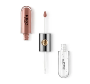   KIKO Milano Unlimited Double Touch двоетапна рідка помада 102 Satin Rosy Beige 2x3мл