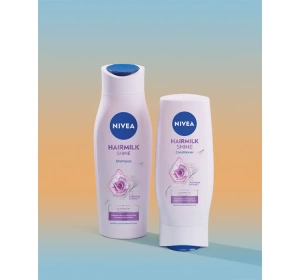 NIVEA HAIRMILK ШАМПУНЬ ДЛЯ БЛИСКУ ВОЛОССЯ 400 МЛ