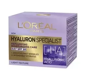 LOREAL HYALURON SPECIALIST КРЕМ ДЛЯ ОБЛИЧЧЯ ПРОТИ ЗМОРШОК НА ДЕНЬ 50МЛ