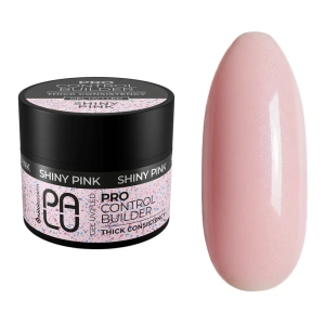 PALU PRO Control Builder Thick гель для моделирования и наращивания ногтей UV/LED Shiny Pink 45 г