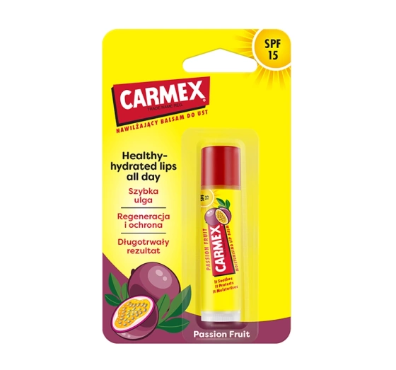CARMEX MOISTURISING LIP BALM УВЛАЖНЯЮЩИЙ БАЛЬЗАМ ДЛЯ ГУБ PASSION FRUIT 4,25Г