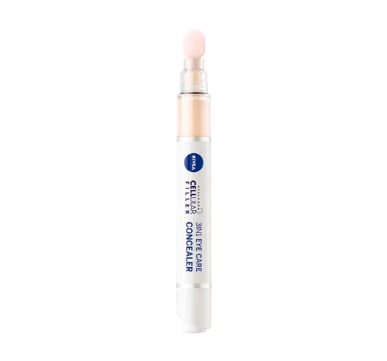 NIVEA CELLULAR HYALURON FILLER ТОНАЛЬНИЙ КРЕМ ПІД ОЧІ 3В1 01 LIGHT 4МЛ