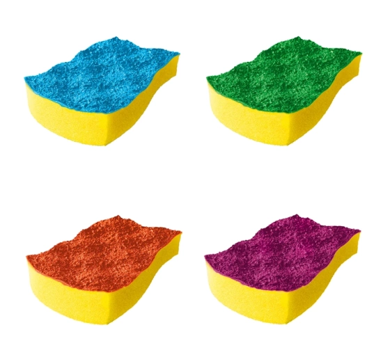 Vileda Pur Active Colors кухонна губка 4 штуки